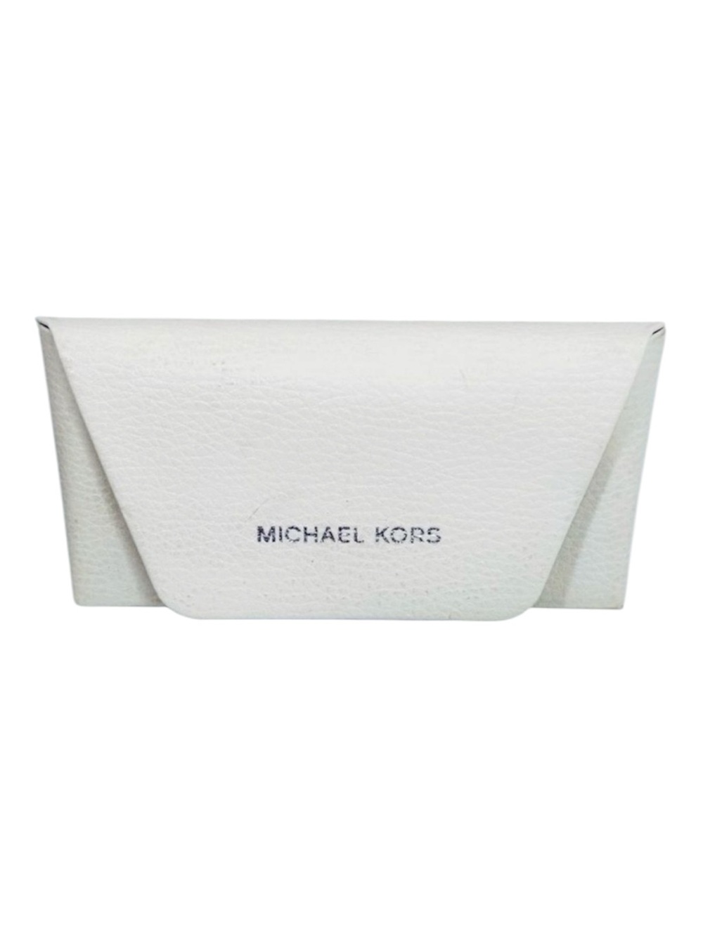 Michael Kors White Leather Sunglasses Case